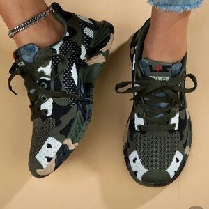 SHEIN Camouflage Athletic Shoes